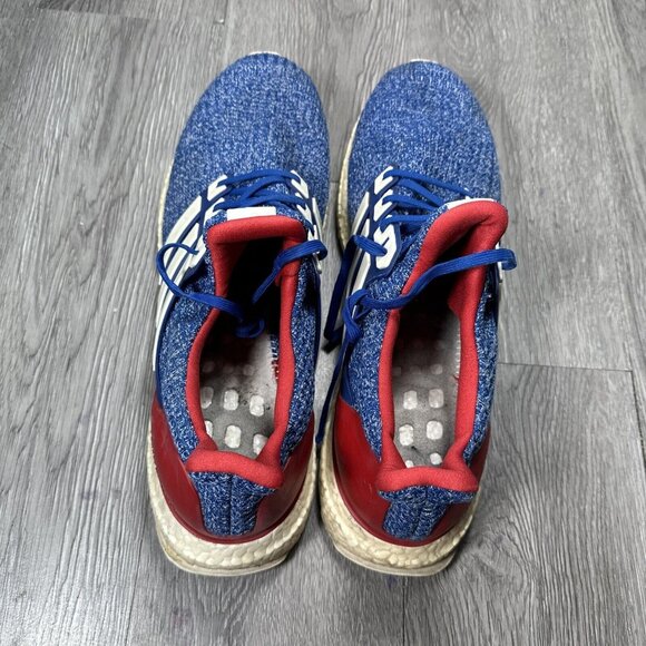 Adidas UltraBoost 4.0 Men’s Size 13 USA Red White Blue EE3704 Athletic Shoes